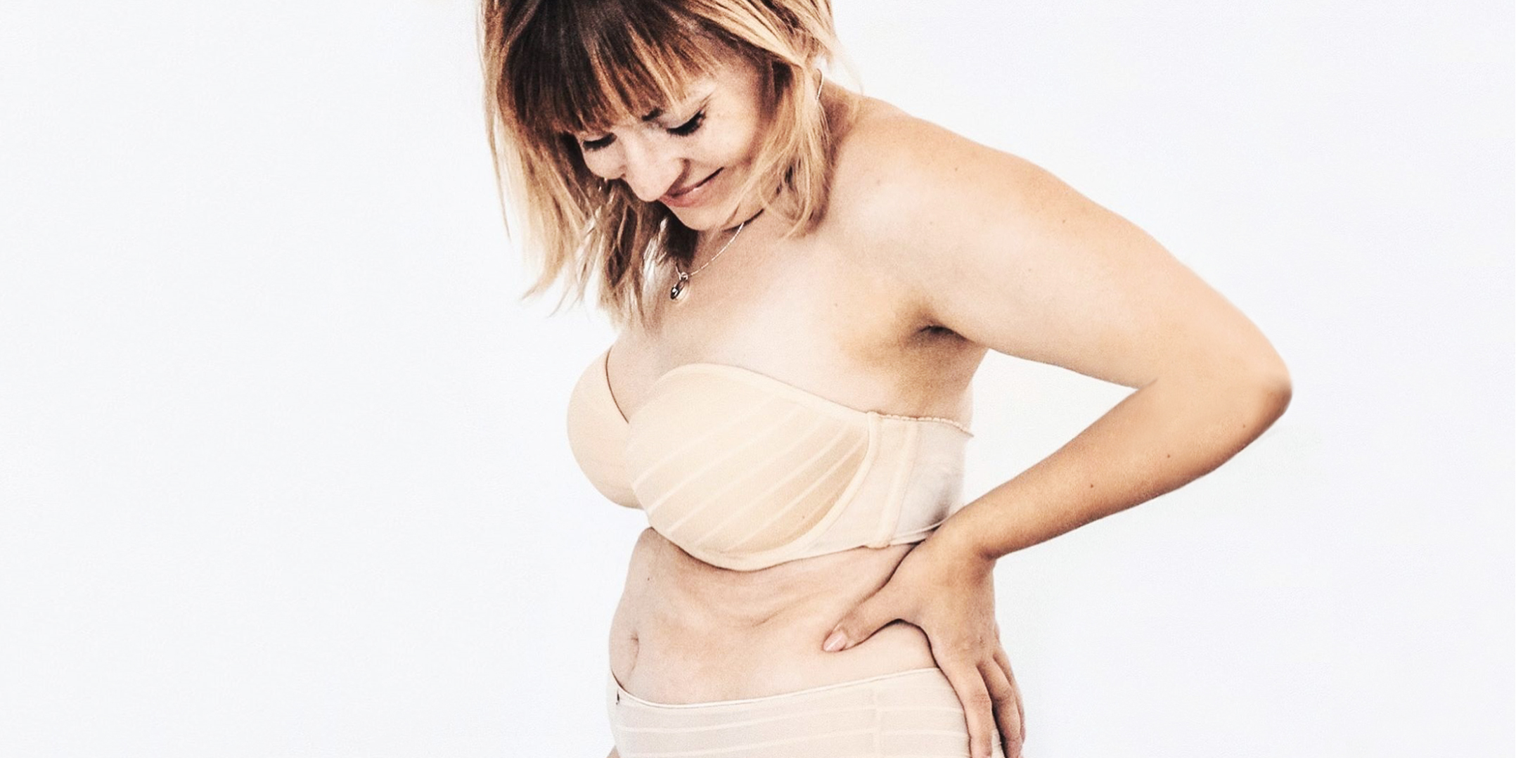 „Nawet tak nieidealne ciała mogą wbić się w fajną bieliznę…” Popularna blogerka Matka Prezesa pokazała, jak wygląda jej brzuch po ciążach