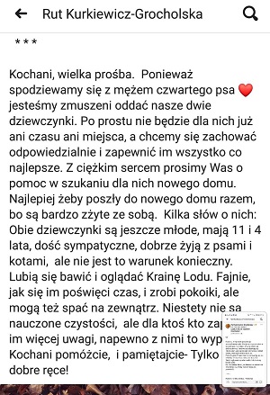 Post Rut Kurkiewicz-Grocholskiej